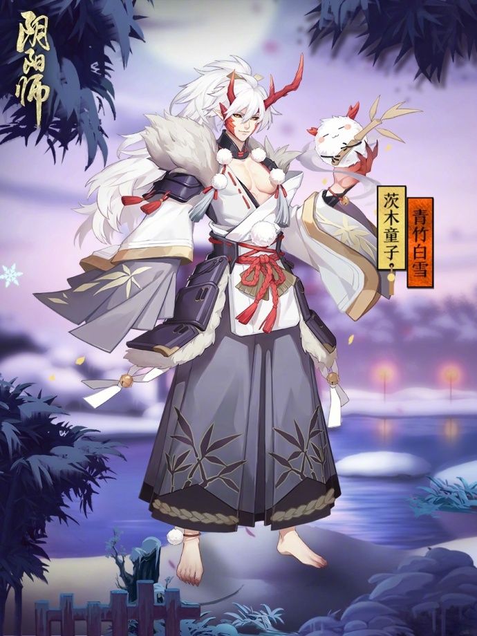 阴阳师新皮肤青竹白雪降临 网友：茨木终于有新皮肤了 飘零 毛绒 古铜色 阴阳师 辉夜姬 球球 白雪 茨木 小伙伴 新闻资讯  第2张