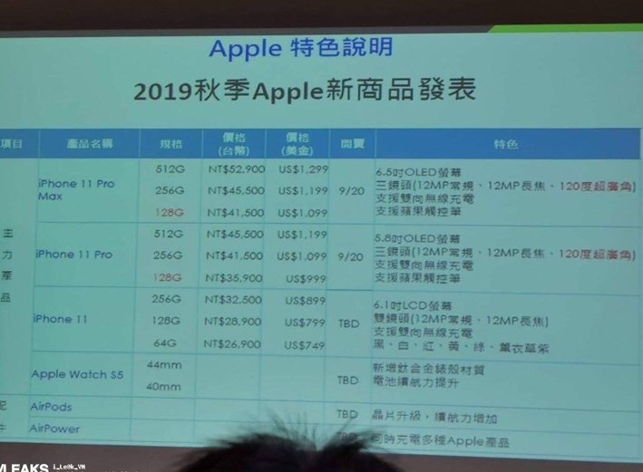 iPhone11台湾地区全系售价曝光 新iPhone起售价五千出头 国行 今晚 配色 iphone11 苹果 1099美元 曝光 enc 6G 99美元 新闻资讯  第1张