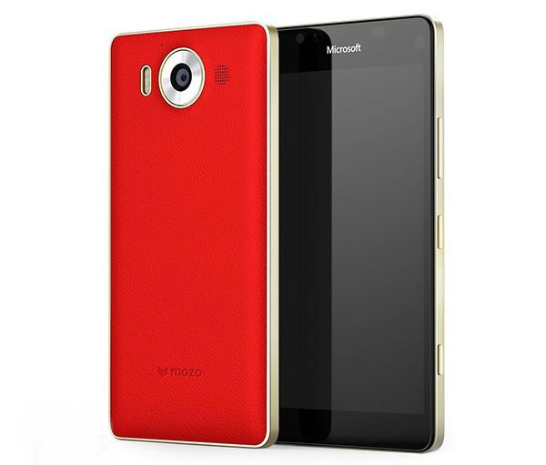 微软Lumia950后壳可更换红皮革金框高大上 配件 曝光 上周 差不多 高大上 更换 微软 a9 umi mia 新闻资讯  第1张