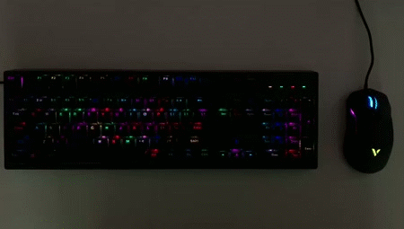 正面低调反面炫彩 雷柏V808RGB游戏键盘体验评测 自定义 评测 坦白 开箱 面面 低调 鼠标 驱动程序 驱动 mm 新闻资讯  第22张