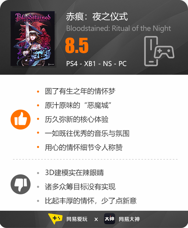 一首名为恶魔城的怀旧赞歌 《赤痕：夜之仪式》评测 小岛 五十岚 五十 探索 情怀 月下 众筹 恶魔城 just tif 新闻资讯  第25张