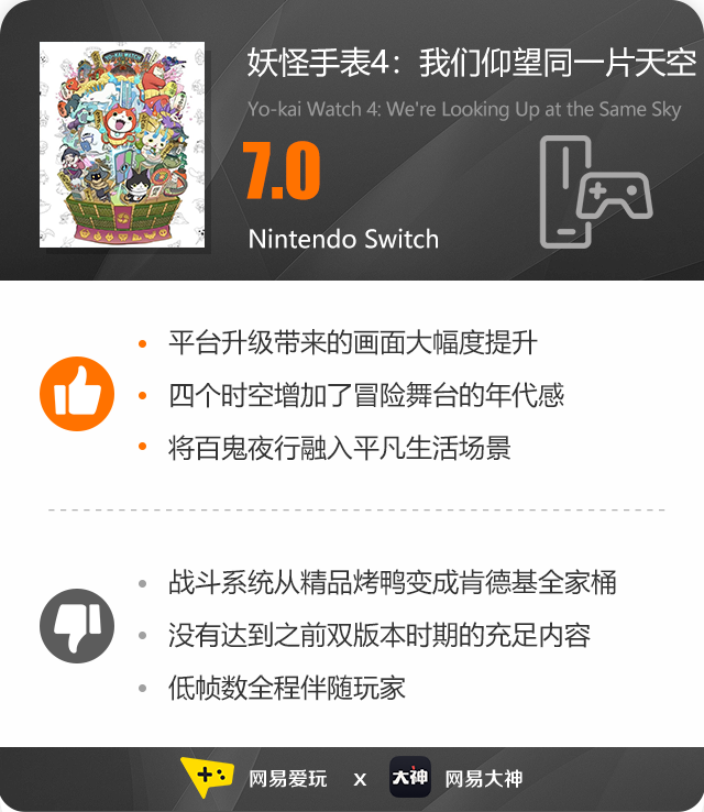技术进化，玩法退化的子供RPG 《妖怪手表4》评测 人类 小学生 进化 宝可梦 收集 妖怪手表 掌机 tif just 妖怪 新闻资讯  第25张