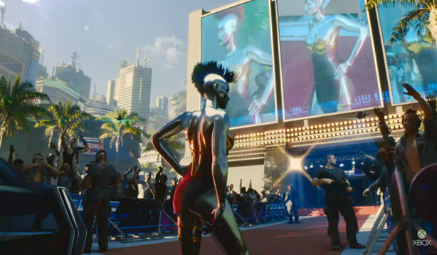 E3 2018新作：赛博朋克2077公布，它居然提前59年出现了！ e3 仿生人 发布会 未来世界 视频截图 微软 赛博 朋克 赛博朋克 赛博朋克2077 新闻资讯  第5张