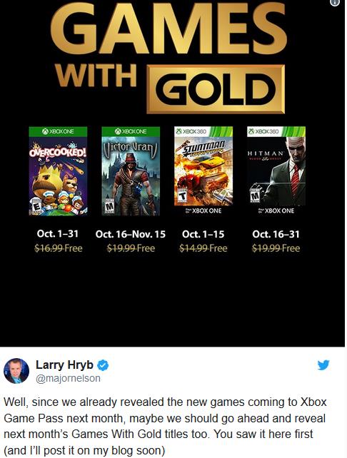 微软公布十月Xbox Game Pass游戏库新增6款游戏和金会员会免 竞速 精灵 归来 弗兰 地铁2033 10月1 独占 免费游戏 微软 游戏库 新闻资讯  第2张