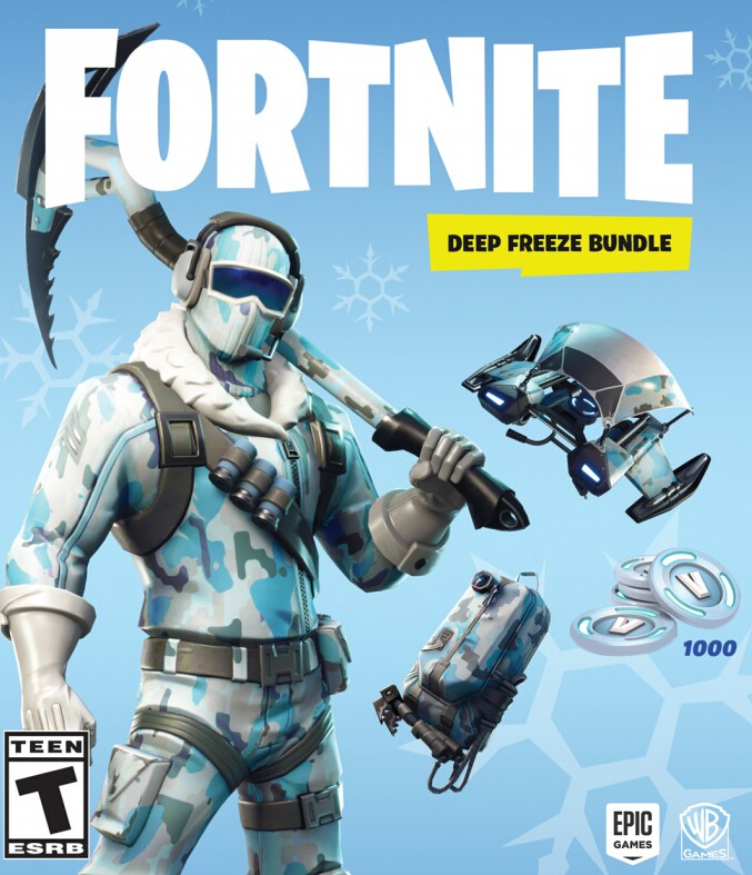 《堡垒之夜》的全新捆绑包Deep Freeze Bundle公布 11月上市 背包 冰点 道具 合作 华纳 滑翔 freeze ez 堡垒之夜 堡垒 新闻资讯  第1张