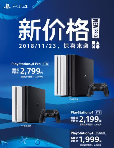 索尼宣布国行PS4永久降价 11月23日起实施新价格1999元起 年底 ps 爱游戏 ps4 游戏软件 永久 新建 互动娱乐 大陆 国行 新闻资讯  第2张