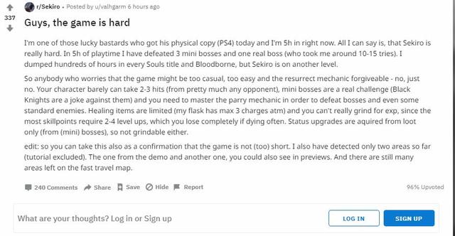《只狼》PS4实体已偷跑！玩家哭诉游戏太难流程不短 灵通 没法 血源 硬核 战国 教程 探索 心游 boss 只狼 新闻资讯  第1张