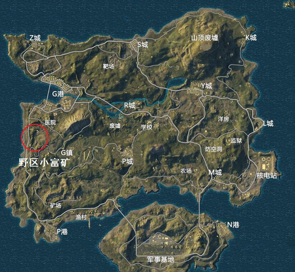 绝地求生刺激战场海岛地图有哪些打野地点？ 地形 地带 绝对 埋伏 转移 激战 海岛 刺激战场 地点 打野 新闻资讯  第1张