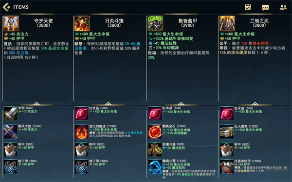 《英雄联盟手游》装备中文翻译 装备解析 小伙伴 软件园 body ios 日服 英雄联盟 中文 联盟 翻译 英雄联盟手游 新闻资讯  第10张