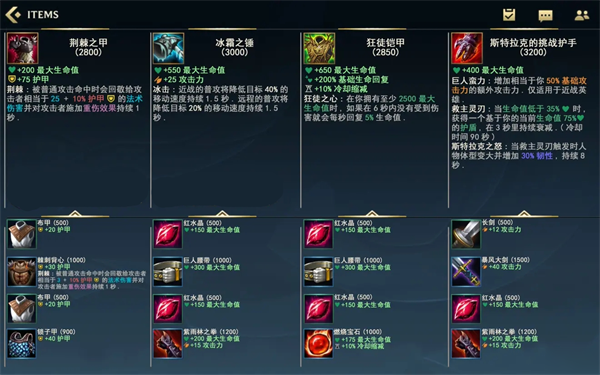 《英雄联盟手游》装备中文翻译 装备解析 小伙伴 软件园 body ios 日服 英雄联盟 中文 联盟 翻译 英雄联盟手游 新闻资讯  第11张