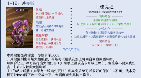 《黑潮之上》4 12怎么打 黑潮之上4 12打法攻略 入眠 坦克 友加 增幅 斩杀 破甲 反应 开局 盾牌 黑潮 新闻资讯  第2张