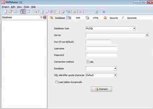 PHPMaker绿色版(php代码生成工具)截图1