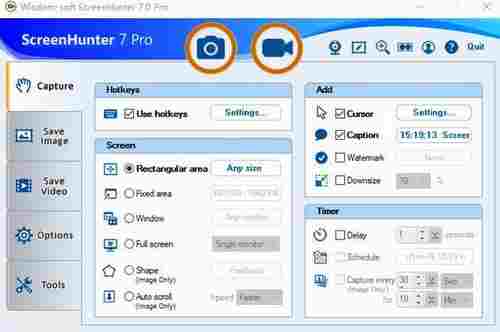 ScreenHunter Pro中文破解版(屏幕捕捉录像软件)截图1