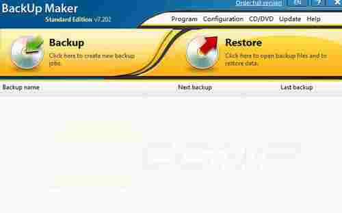 BackUp Maker Standard Edition官方版(数据备份工具) 一键备份 完整版 文件夹 ar nda Standard BackUp Maker 文件 备份 软件下载  第1张
