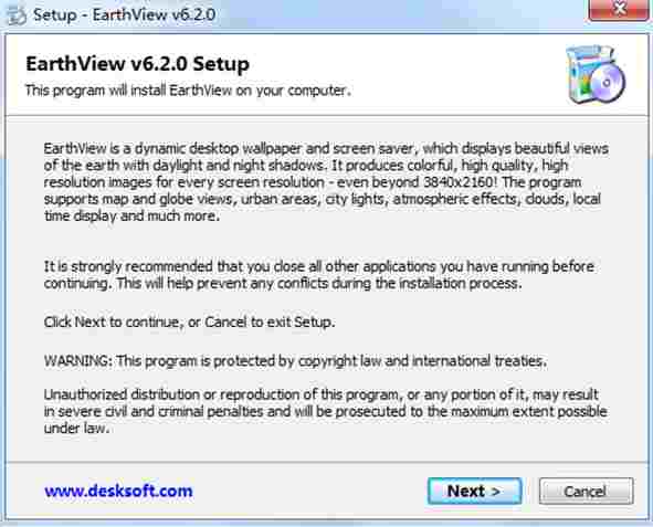 EarthView中文版(地球屏保) 屏幕保护 地球仪 屏保 屏幕保护程序 大城市 地形 文件 ar 10 地球 软件下载  第2张