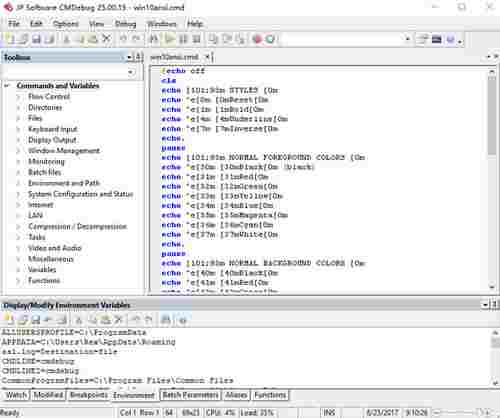 JP Software CMDebug特别安装版(编程处理调试器)截图1