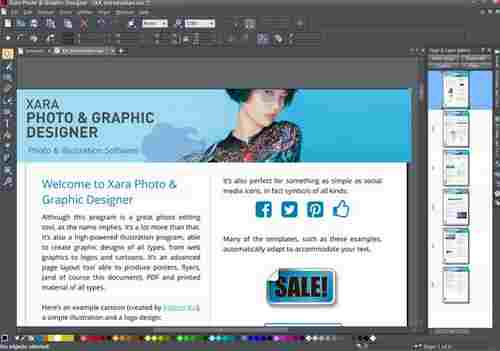 Xara Photo & Graphic Designer免费版(图像处理与图像绘制)截图1