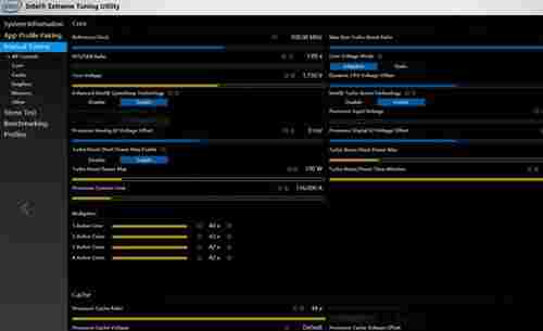 Intel Extreme Tuning Utility中文版(英特尔官方超频软件) Extreme rem lit tre uni Tuning Intel 调节 系统软件 超频 软件下载 第1张 Intel Extreme Tuning Utility中文版(英特尔官方超频软件) Extreme rem lit tre uni Tuning Intel 调节 系统软件 超频 软件下载 第1张