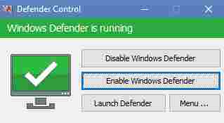 Defender Control破解版(Defender关闭工具) 汉化 汉化版 电脑 拷贝 10 Defender Windows on 2 in 软件下载  第2张
