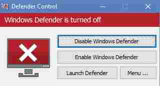 Defender Control破解版(Defender关闭工具) 汉化 汉化版 电脑 拷贝 10 Defender Windows on 2 in 软件下载  第3张