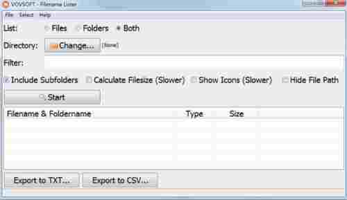 Filename Lister免费版(文件列表导出软件) 破解版软件 破解版 破解 文件夹 in 2 File Filename on 文件 软件下载  第1张