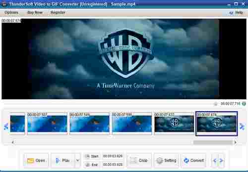 ThunderSoft Video to GIF Converter(视频转GIF转换器)截图1