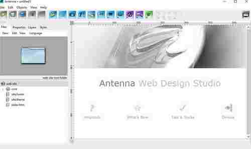 Antenna Web Design Studio(可视化网页设计)截图1