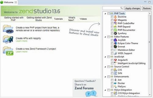 Zend Studio(PHP集成开发环境)截图1