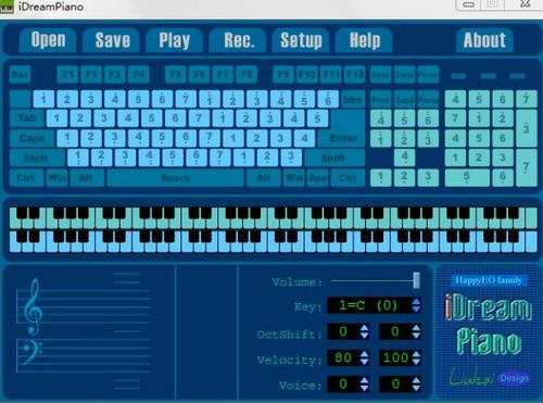 iDreamPiano(虚拟钢琴) 计算机 声卡 钢琴 乐器 应用软件 电脑键盘 弹奏 2 on 电脑 软件下载  第1张