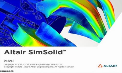 altair simsolid2020(结构模拟仿真) d2 滚动 几何 solid 图形 ID tai on O 2 软件下载  第1张
