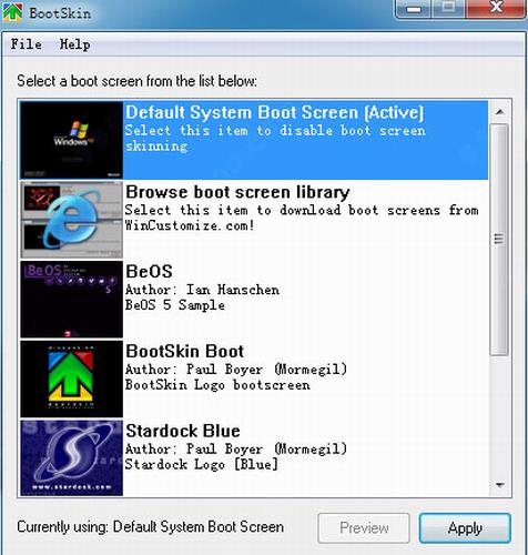 BootSkin(电脑启动画面修改器) 2 strong windows Bootstrap wind tst on trap ots in 软件下载  第1张