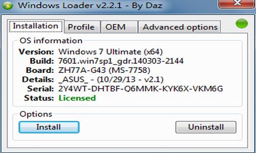 Windows Loader(win7激活工具) loader wind windows on O strong 2 Windows Window in 软件下载  第1张