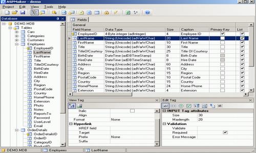 aspmaker(代码生成工具) Maker 7 2 in asp mak spm 数据库 on strong 软件下载  第1张