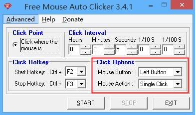 Free Mouse Auto Clicker(鼠标自动点击软件) Free to ous Mouse on strong 10 11 鼠标 2 软件下载  第3张
