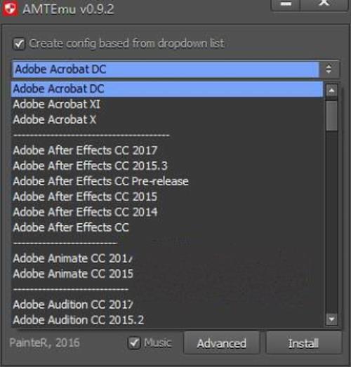 amtemu(adobe全系列激活工具) Adobe 文件 mt O dobe 2 emu obe strong on 软件下载  第1张
