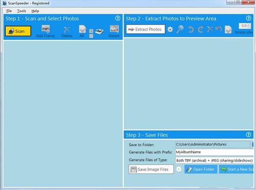 ScanSpeeder(照片扫描软件) 位图 图文 扫描仪 2 文件 Scan pee strong on 相片 软件下载  第1张