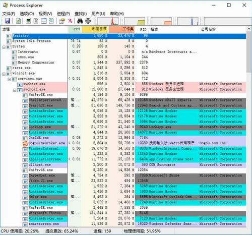 ProcessExplorer(任务管理器) 汉化 汉化版 Pro 2 xplore xplorer Process in strong on 软件下载  第1张