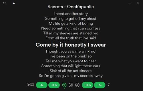 Spotify Lyrics(Spotify歌词滚动工具) 应用软件 2 in cs strong on pot Spotify tif 音乐 软件下载  第1张