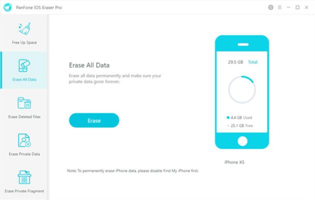 PanFone iOS Eraser Pro(ios数据擦除工具) ase 扫描仪 Eraser strong iOS O 7 11 on 2 软件下载  第4张