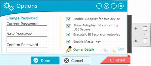 USB Secure(U盘加密软件) in 2 文件 加密 Secure on cure strong USB U 软件下载  第1张