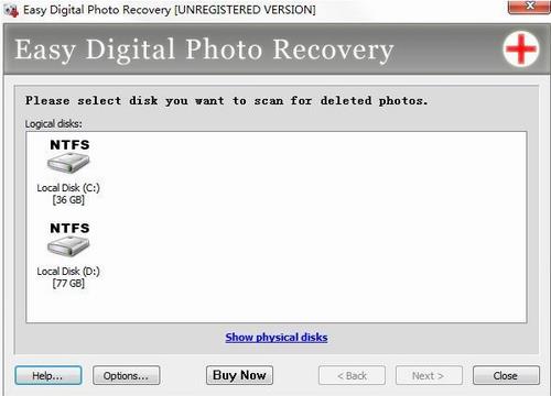 Easy Digital Photo Recovery(照片恢复软件) Easy strong in 相片 照相 照相机 恢复 文件 相机 on 软件下载  第1张