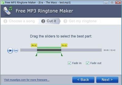 Free MP3 Ringtone Maker(铃声制作软件) Maker Free to strong in 手机铃声 MP3 on 铃声 2 软件下载  第3张