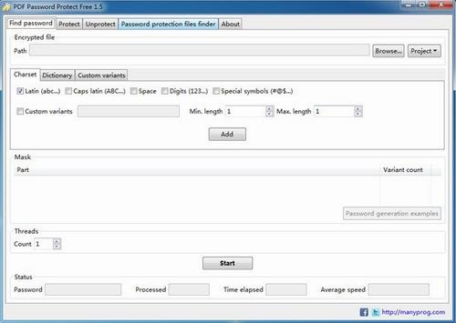 PDF Password Protect Free(PDF文件加密) strong 2 word sword rot Protect 数据加密 密码 加密 PDF 软件下载  第1张