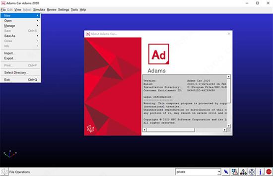 adams2020汉化版(动态仿真分析软件) 5 in ada 运动 adams s20 strong on dam 2 软件下载  第1张
