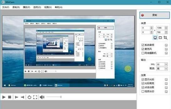 WinCam中文版(屏幕录制软件)截图1