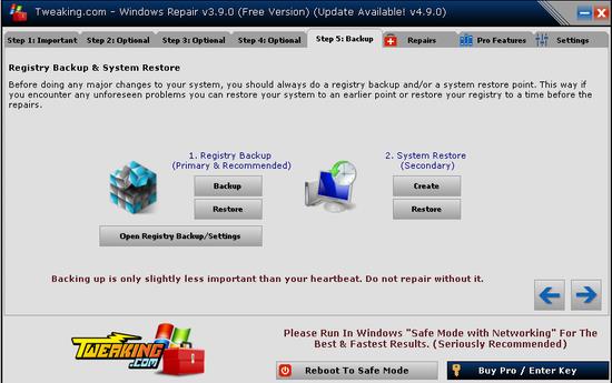windows repair中文版(系统修复工具) repair 注册表 ai 电脑 系统软件 strong on in 文件 2 软件下载  第1张